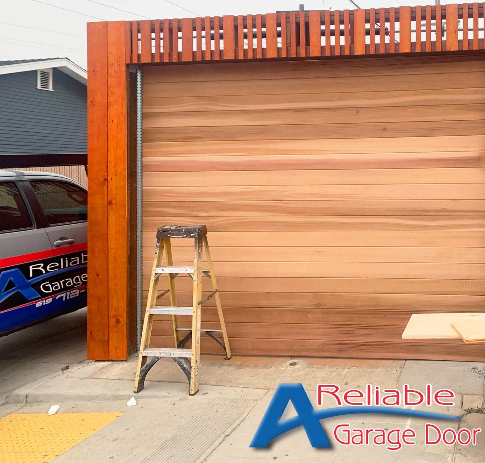 Vista and new red cedar doors A Reliable Garage Door